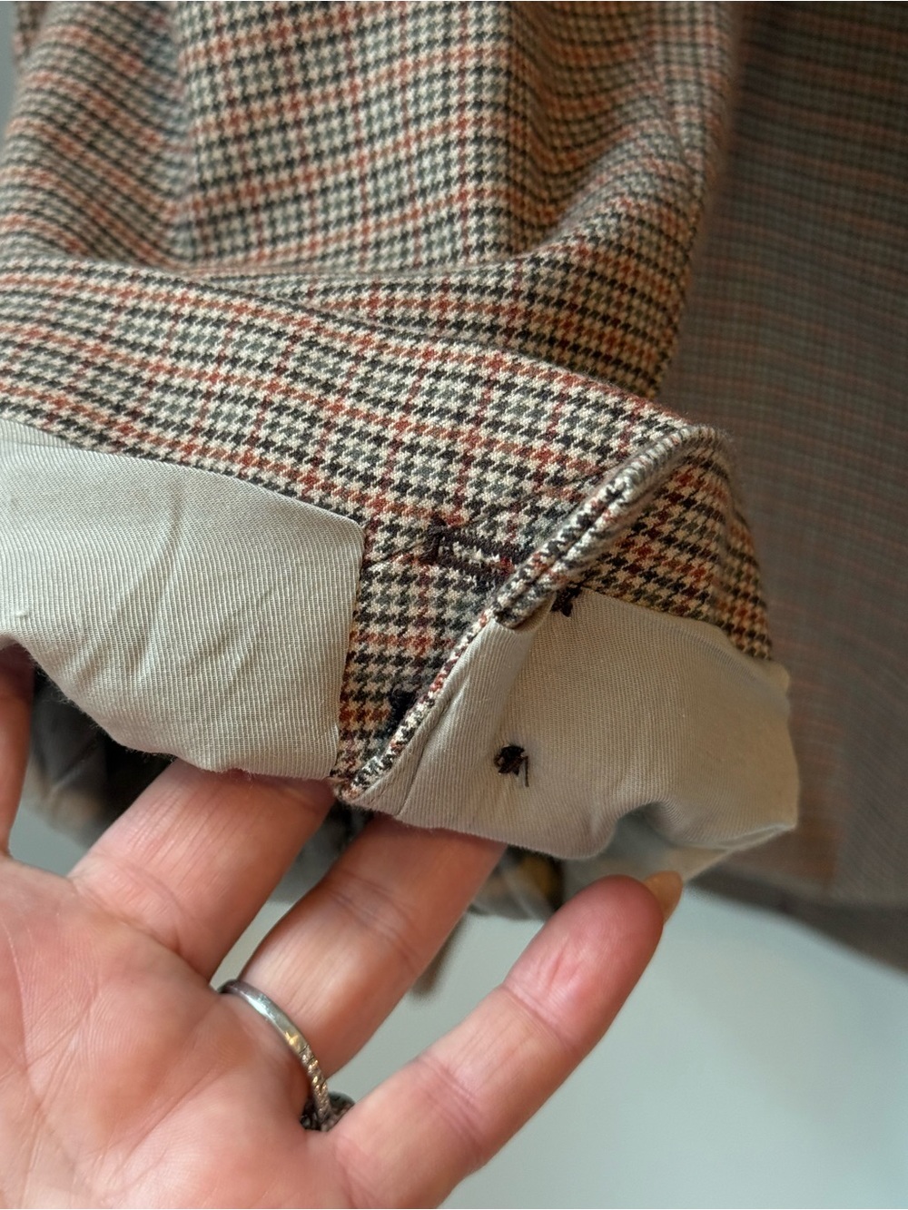 Free People Brown Plaid Boyfriend Blazer - Picture 6 of 6
